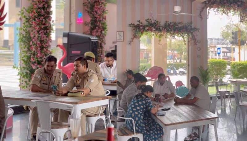 Cafe Rista in Noida you can share meals with cop