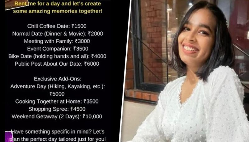 Want a girlfriend on rent? Weekend Getaway to Bike Date, Delhi girl shares her service charges on Instagram reel RBA