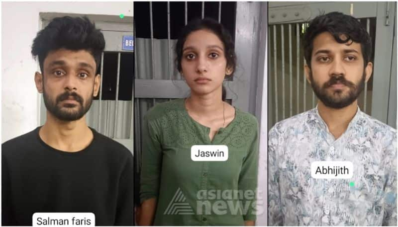 3 arrested including woman for case of stealing money by threatening from young man