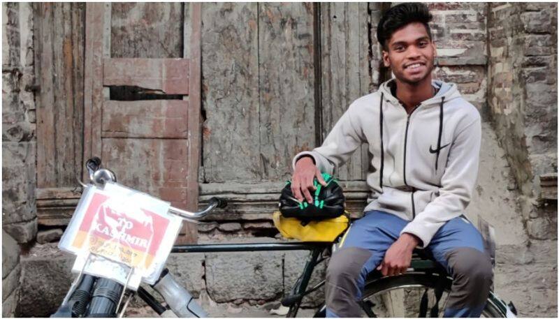 Nidhin Maliyekkal known as tea bro cycled from Kerala to Nepal selling tea to fund his trip