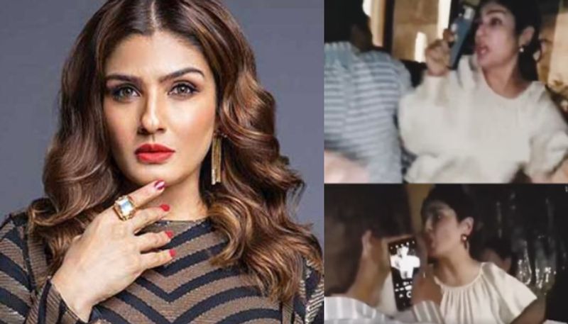 Raveena Tandon Begs Dont Hit Me In Viral Video Raveena Tandon car hit women vvk