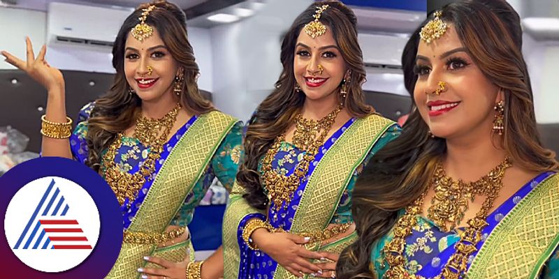 Anchor Anushrees bridal look  video gone viral  fans asks is she sectretaly married suc