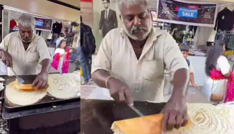 Rajinikanth Style Dosas Street Vendors Skills Go Viral