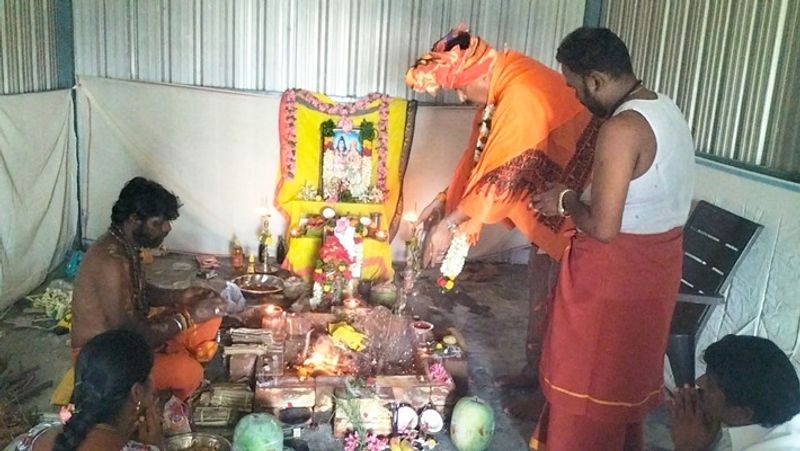 BJP tamilnadu incharge Sudhakar Reddy offers prayer for BJP victory in loksabha election 2024 smp