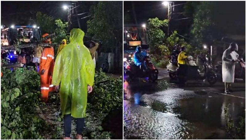 Heavy rain 6 youth trapped in kadappara mangalam dam palakkad