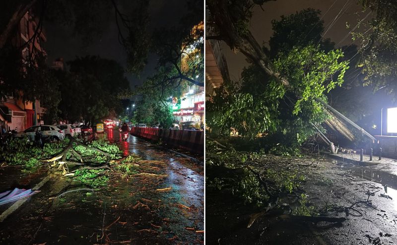 Heavy Rain lashed Bengaluru for hours IMD Alert weather forecast of city with thunderstorm rain ckm