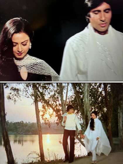 Rekha, AmitabhBachchan