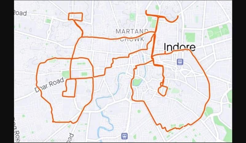 Pedalling for GPS art: 300-strong Indore group creates bicycle pattern on eve of World Bicycle Day sgb