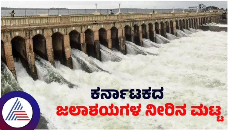 Karnataka state reservoirs water level on june 03 2024 KRS Harangi and Tungabhadra sat