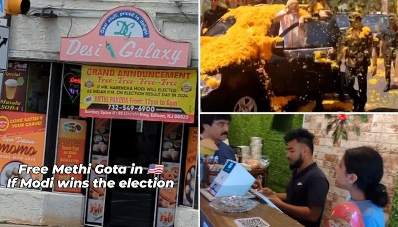 US restaurant to give FREE Methi Gota if PM Modi wins Lok Sabha Elections 2024 watch gcw