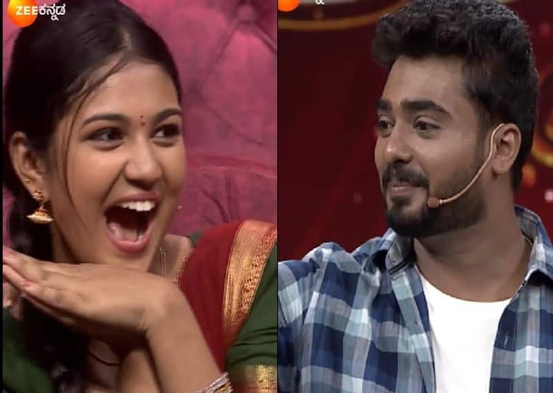 Lakshmi Nivasa Vishwa in Mahanati reality show of Zee kannada proposes Priyanka pav