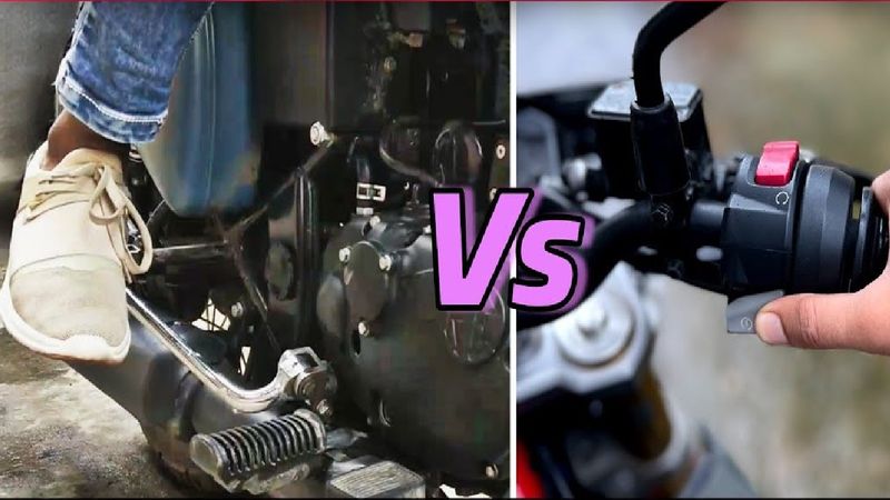 Pros and cons of  Electric Start Vs Kick Start two wheelers