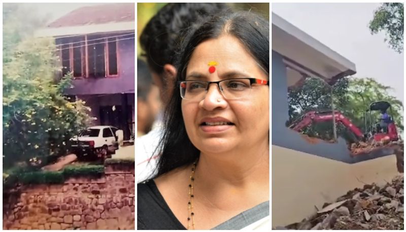 bhagyalakshmi instagram post on old house destruction in thiruvananthapuram vvk