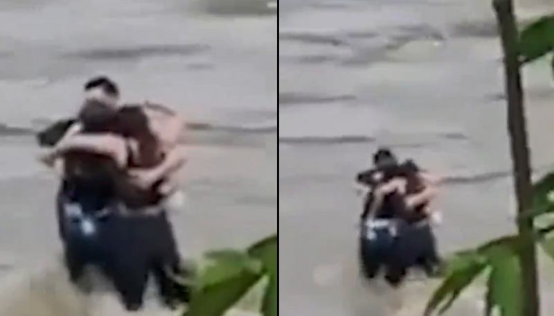 Tragic Moment Three friends hugged before swept away from Flash flood in Italy ckm