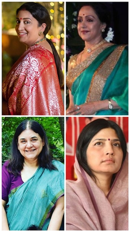ठाठ के साथ फैशन में नंबर 1 UP की ये नेत्रियां,लाखों की साड़ी और...