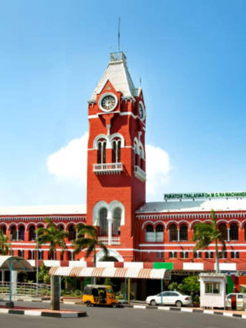 Royapuram Railway Station.. Oldest Operating Railway Station in India sns