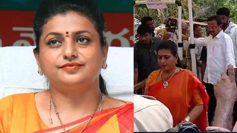 Andhra Election Results 2024 YSRCP candidate Actress Roja Selvamani trailing in nagari constituency gan