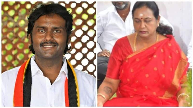 Premalatha Vijayakanth sat in meditation for the success of her son mma