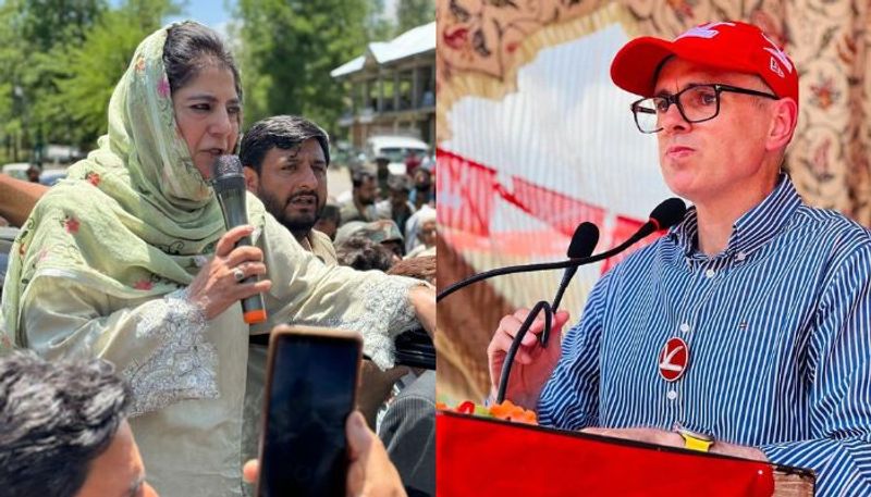 Jammu Kashmir leaders Omar Abdullah and Mehbooba Mufti accept their defeat mrq