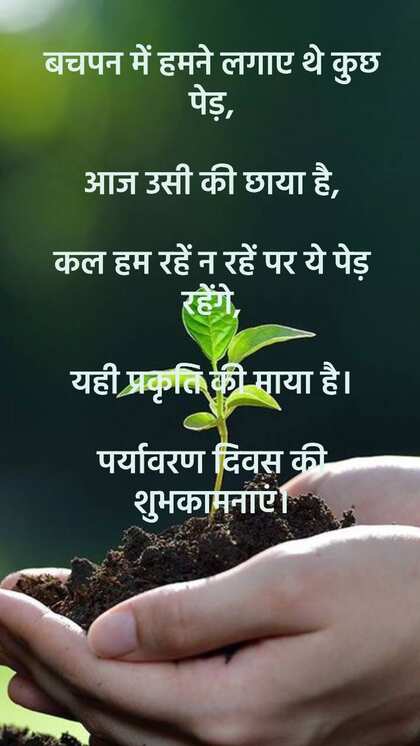 पर्यावरण दिवस में लगाएं पेड़