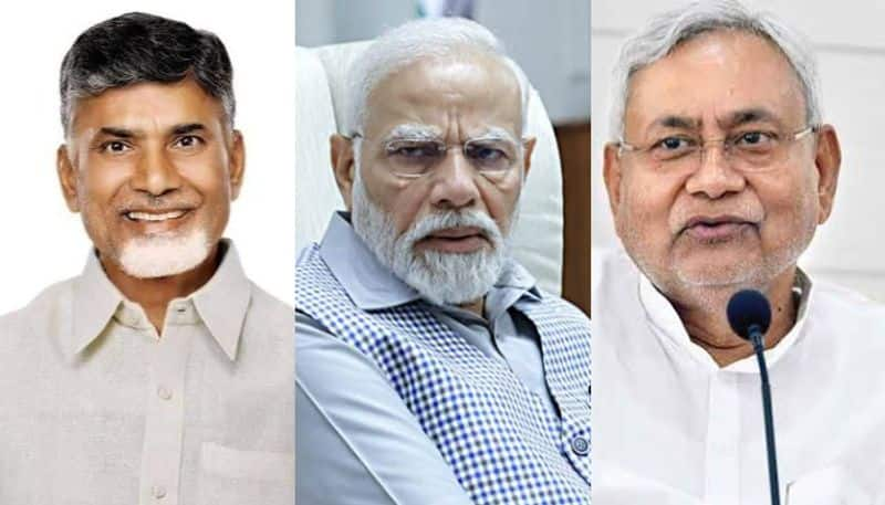 Lok Sabha Election results 2024 BJP in doubt to forming  hatrick government since Nitish Kumar and Chandra Babu Niaidu hold the key