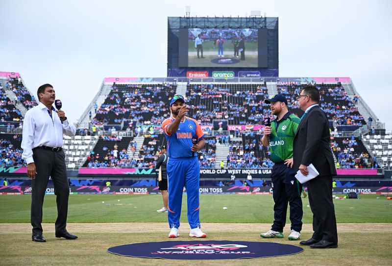 Empty stands at India T20 World Cup match ICC slammed for premium ticket prices for Team India games as fans stay away kvn