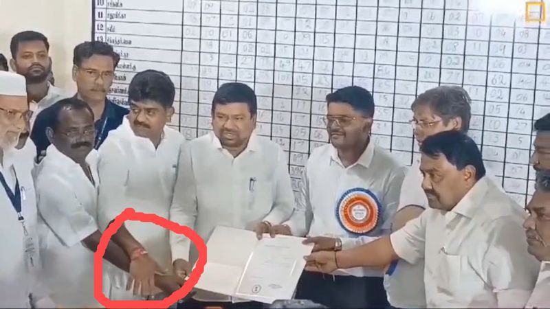 Ramanathapuram MP DMK district secretary action while buying Navas kani victory certificate is controversial vel