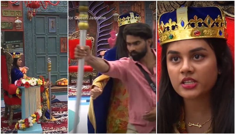 bigg boss malayalam season 6 Jasmin loses his royal power within seconds of gaining it; Sijo's move shocked vvk