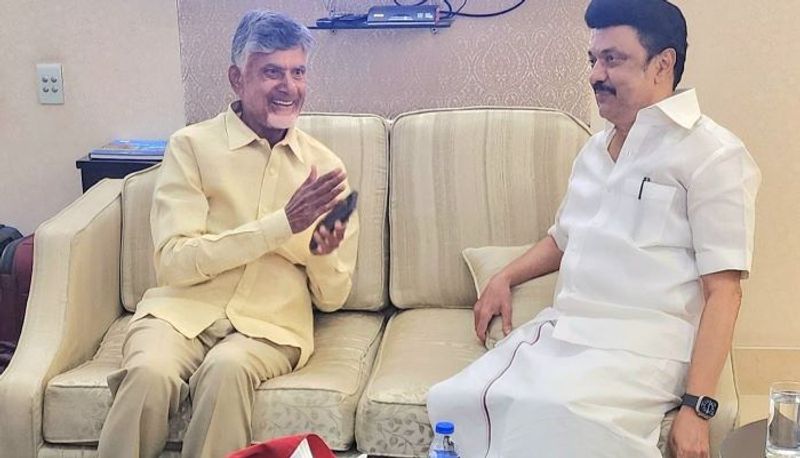 TDP Chief  Nara Chandrababu Meeting With Tamilnadu CM Stalin AKP