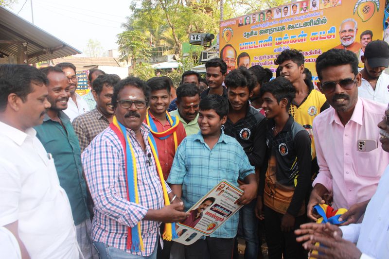 PMK candidate Thangar Bachan thanked the voters who voted for him in the Cuddalore constituency in the parliamentary elections vel