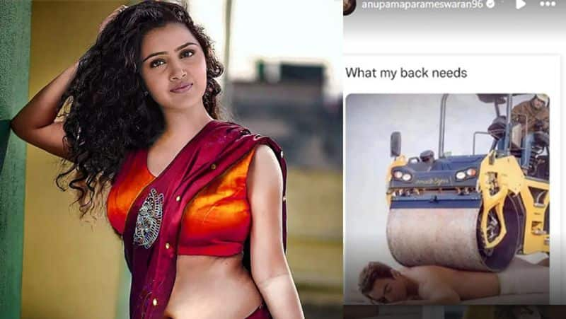 Natasarwabhouma actress Anupama Parameswaran Wants Roll Ride Massage suc