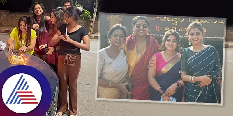 Lakshana serial fame Vijayalakshmi celebrates her birthday pav