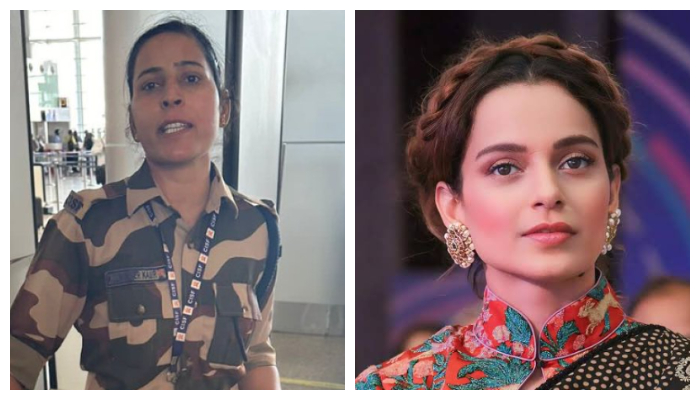 CISF constable Kulwinder Kaur who slapped Kangana Ranaut bjp mp transferred to Bengaluru Karnataka 