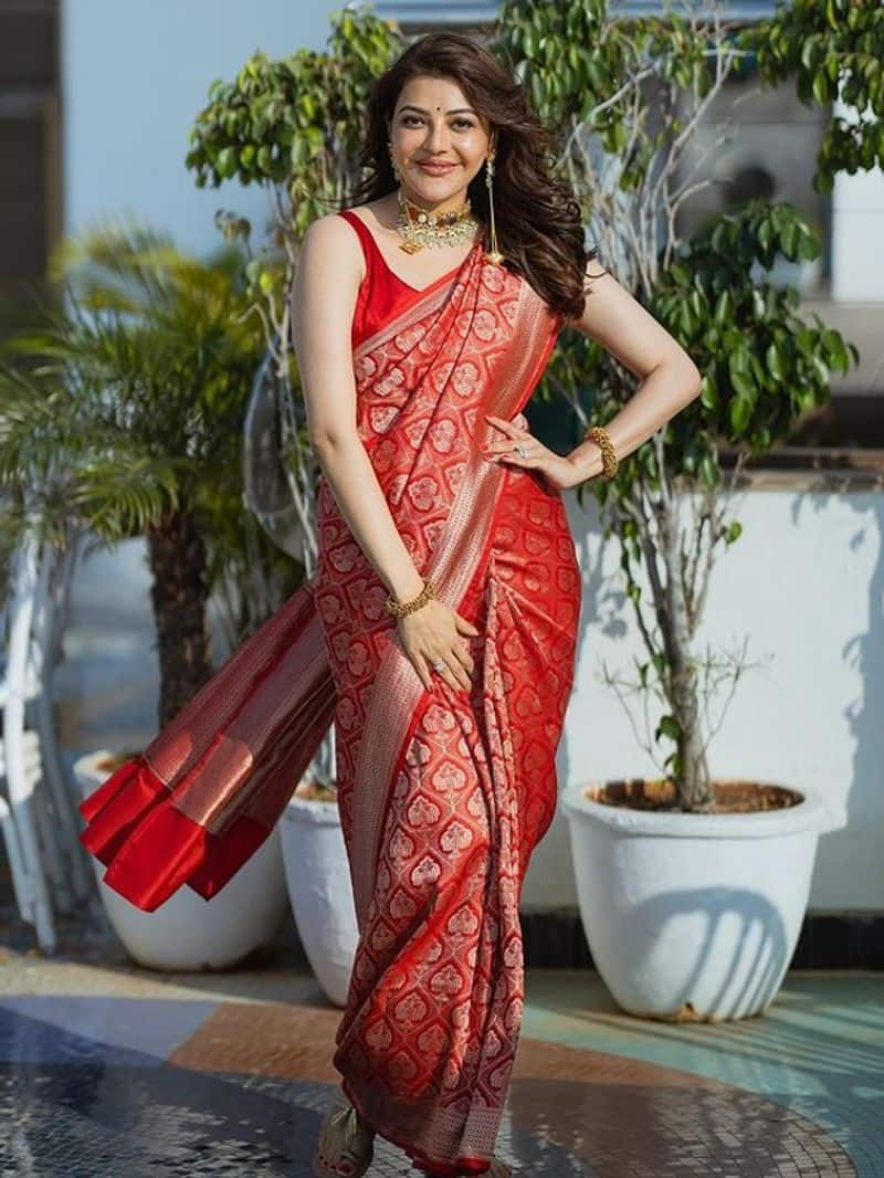 Kajal Aggarwal latest designer saree zkamn