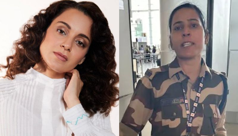 CISF constable Kulwinder Kaur arrested for slapping BJP New MP actress Kangana Ranaut at Chandigarh airport akb