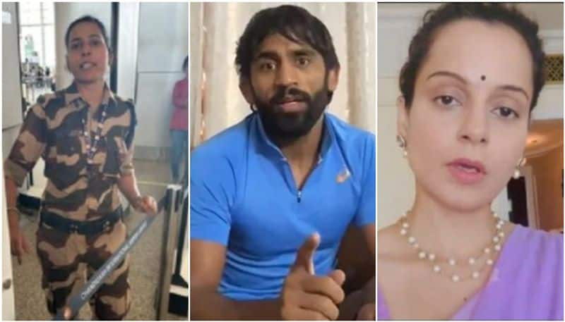 when kangana ranaut insulted women farmers where were morality preachers asks wrestler bajrang punia 