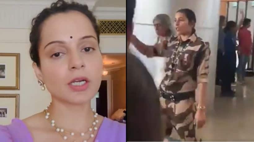 Kangana Ranaut 'slapgate': Netizens react after man from actress' team caught slapping woman at airport |WATCH