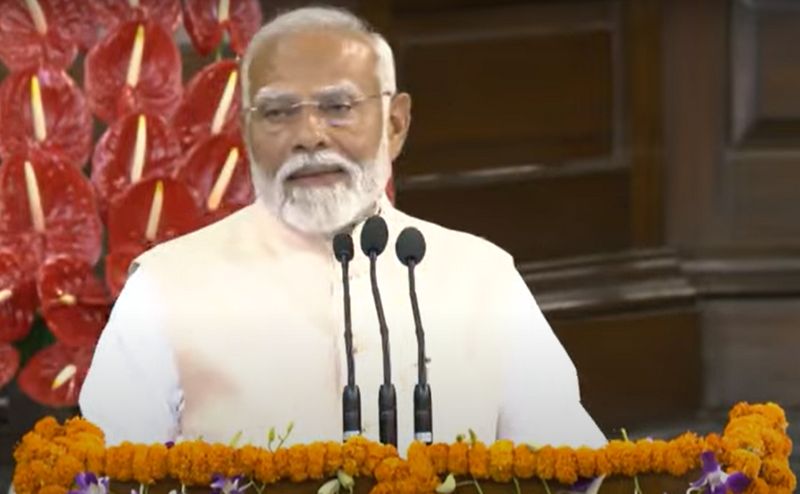 PM Modi Address NDA Meeting at Parliament ahead of Government Formation ckm