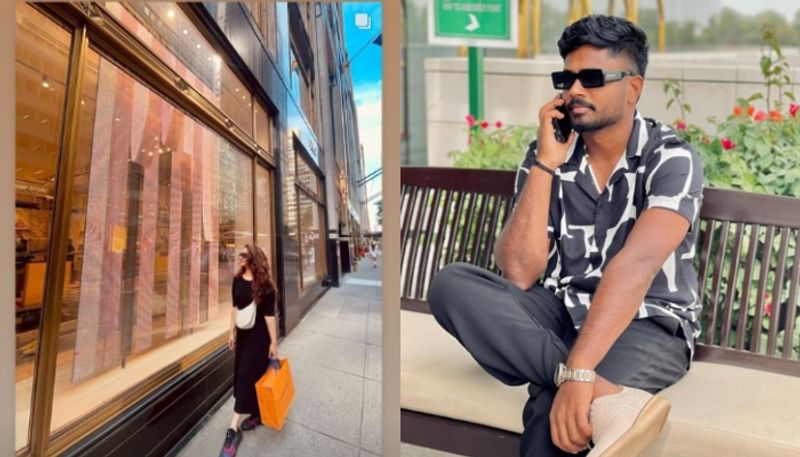 Boss in the city," Sanju Samson shares picture of his Wife Charulath reaches New York