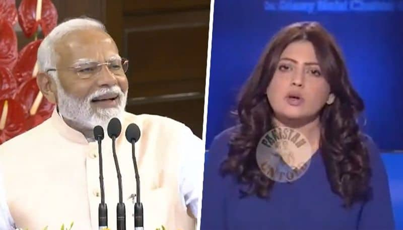 Pakistani anchor brutally trolled for calling PM Modi 'besharam, k****a' on live TV, video goes viral (WATCH)