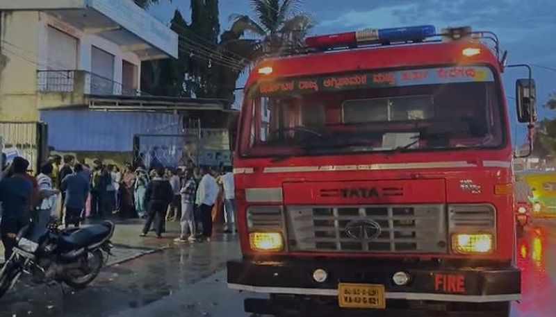 Fire at Residential School in Tumakuru grg 