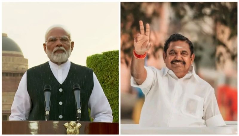 Edappadi Palaniswami congratulates Modi