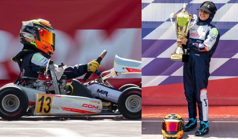 FMSCI National Karting Championship Bengaluru 9-year-old girl from Kashmir girl make her debut ckm