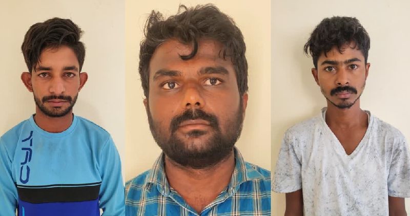 three accused arrested for robbing 20 lakh from bank atm at bengaluru gvd