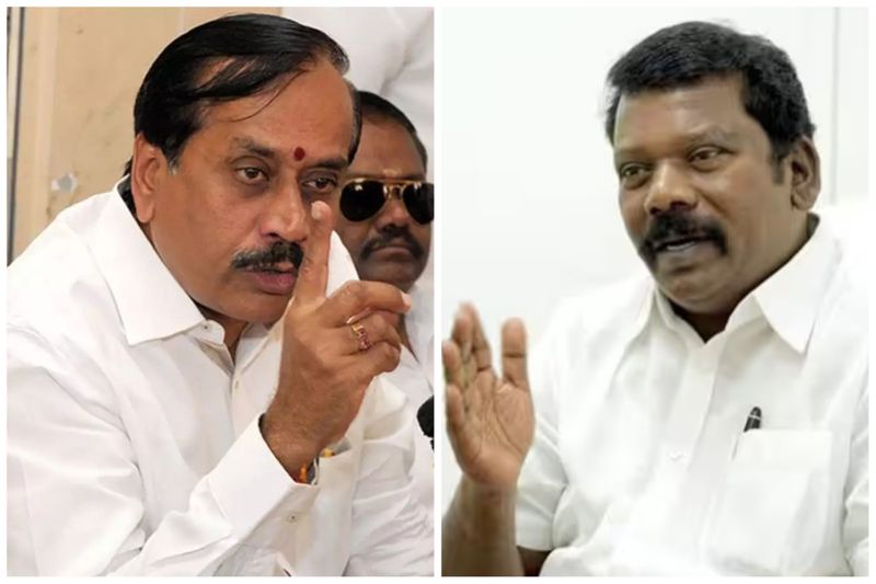 bjp senior leader h raja slams tamil nadu congress committee president selvaperunthagai in kanchipuram vel