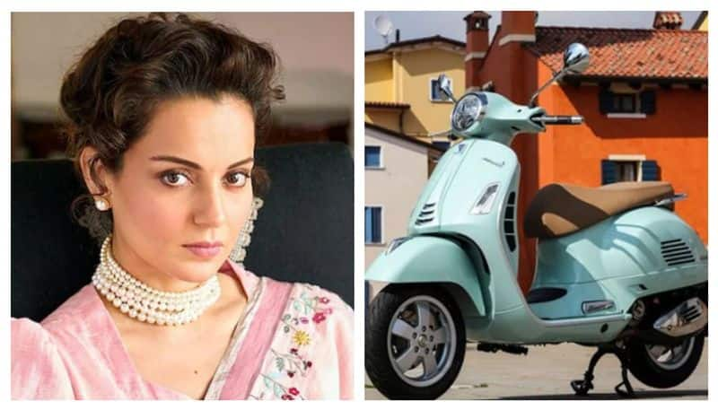 Car and scooter collection of Kangana Ranaut