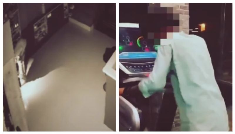 video of a gym owner drives the thief on the treadmill after he try to gym robbery  went viral 