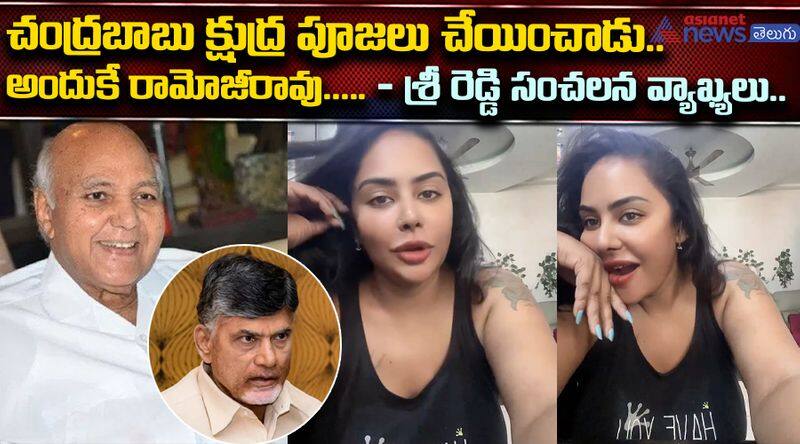 Sri Reddy Viral Comments About Ramoji rao