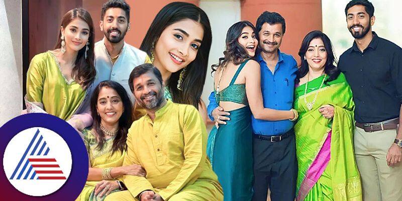 Viral photo of south indian actress Pooja Hegde with her family pav