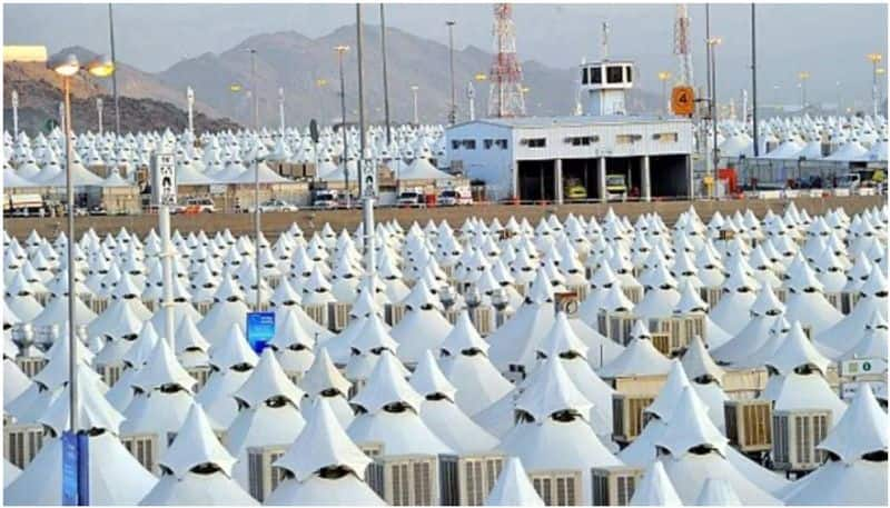 over one and a half lakh tents ready for hajj pilgrims 